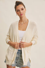 Vanilla Slouchy Charm Button Down Cardigan