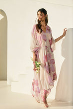 Laelia Orchid Bloomlight V Neck Kaftan Dress