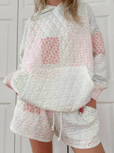Quilted Pastel Sunkised Coconut Hoodie