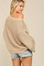 Latte So Cute Chunky Knit Sweater