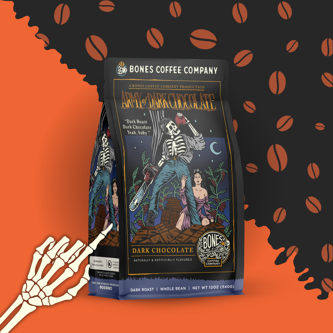 Army of Dark Chocolate Coffee | 12oz | Whole Bean & Ground: Ground