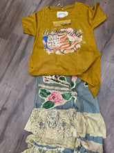 O Beautiful USA Tattered Rare Bird Tee