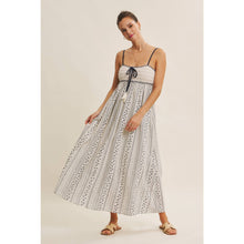 Midnight Navy Boho Dream Crochet Maxi Dress