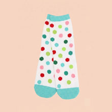 Multi Pastel Christmas Cozy Socks