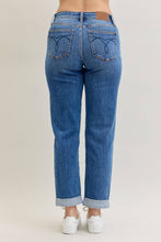 Medium Mid Rise BF Classic Cuffed Judy Blue Jeans