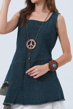 Wild West Peace Sign Lariat – Symbolic Frontier Necklace