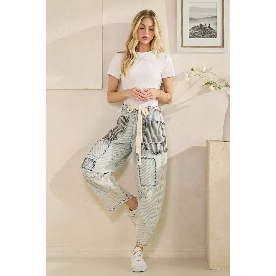 Blue Multi Stripe Oli&Hali Pants