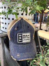 The Man The Myth The Legend Distressed Trucker Cap