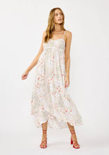 Natural Lavender Smocked Spaghetti Strap Tiered Ruffle Maxi Lovestitch Dress