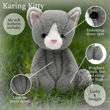 Karing Kitten Gry Plush Toy