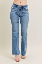Medium Mr Vintage Wash Boot Cut w/ Destroy Hem Judy Blue Jeans