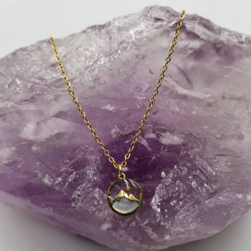 Faith As Mustard Seed Mountain Necklace