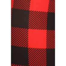 5" Yoga Band Buttery Soft High Waist Print Leggings: Red Multi