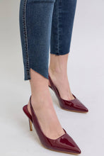 Dark High Waist Tummy Control Step Hem Skinny Judy Blue Jeans