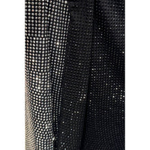 Black Plus Size Rhinestone Studded Hot Shorts