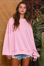 Cream Oversized Solid Super Soft Scuba Sweatshirt