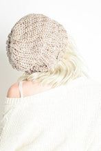 Burgundy Slouchy Knit Beanie