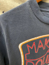 Faded Black Make it a Double Carded Cotton garment dyed Vintage T shirt