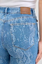 Printed High Waist Ankle Wide Judy Blue Jeans