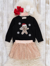 Gingerbread Sparkle Kids Outfit