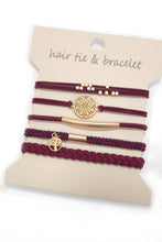 Off White Boho Bracelet Hair Ties