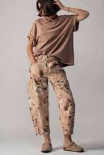 Multi Vintage Rose Print Wide Leg Urban Daizy Jeans