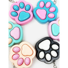 Cat Paw Clicker Fidget Keychain: MIX COLOR / ONE(12)