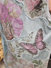 Blue Butterfly Rare Bird T-shirt Dress