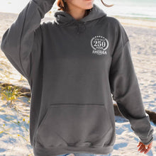 Charcoal Distressed 250 Flag Hoodie