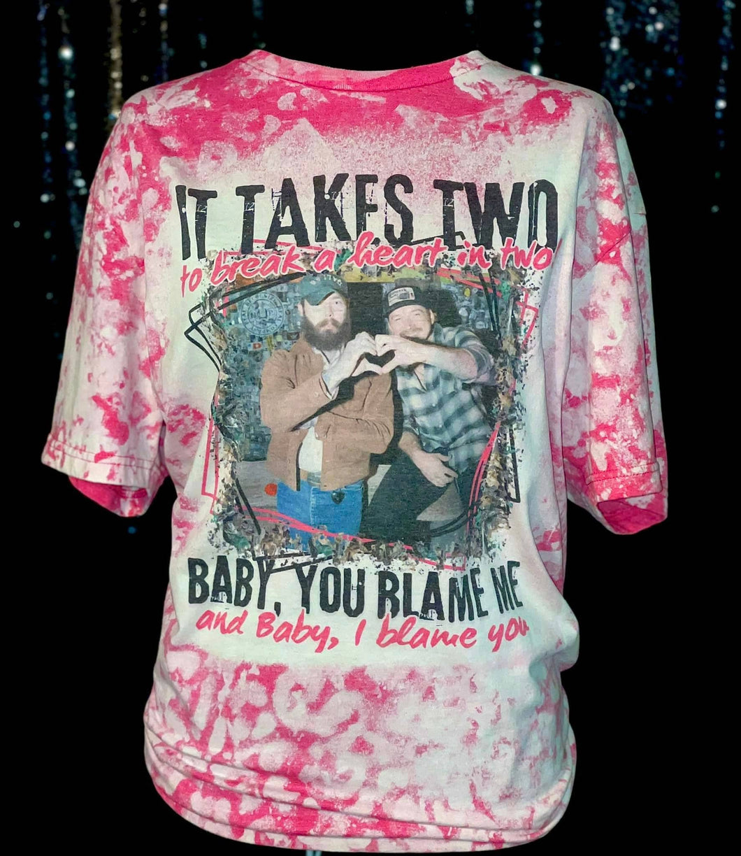 Wallen posty I had help leopard bleached shirt