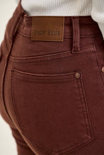 Cocoa High Waist JAQUELINE Flare w/ Lace Up Judy Blue Jeans