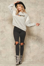 Heather Grey Dreamer Oversized Vintage Graphic Sweatshirt
