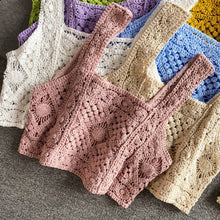 Yellow Crosa - Handmade Vintage Crochet Design Camisole