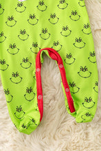 Christmas character baby bodysuit with snaps. RPB60323 MON: 0-3M