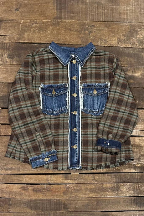 Afternoon Walk Flannel Jaded Gypsy Jacket