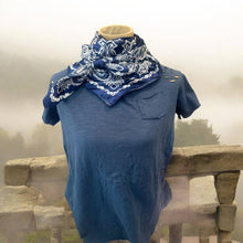 Navy Rip Tattered Rare Bird Shirt