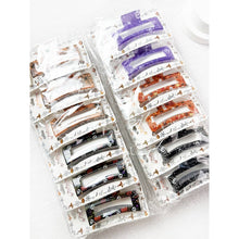 Halloween Rectnagle Cut out Hair Claw Clips: MIX COLOR / ONE(12)