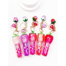 Strawberry Charm Keychain Lip Gloss Set: PINK MULTI / ONE(12)
