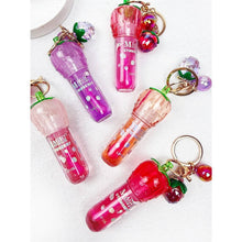 Strawberry Charm Keychain Lip Gloss Set: PINK MULTI / ONE(12)