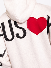 Kingdom Essential Patchwork Hoodie - Jesus Loves You Oatmeal Heather: Jesus Loves You - Oatmeal Heather / XS