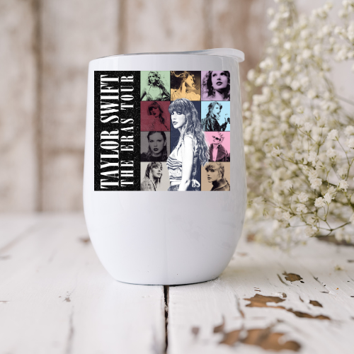 The Eras Tour - Taylor Swift 12oz Wine Tumbler