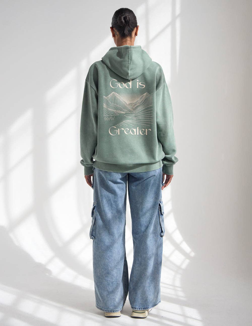 God Is Greater Unisex Hoodie: XS