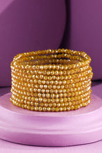Red 10 Piece Beaded Stackable Boho Bracelet