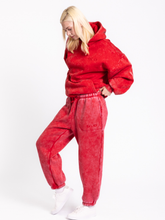 Kingdom Essential Hoodie - Snow Wash - True Red: Snow Wash - Forgiven - True Red / XS