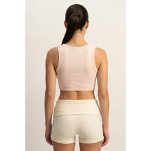 Pastel Pink Cropped Tank Top