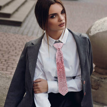 Black Bling Neck Tie Necklace