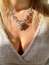Silver Chain Heart Necklace