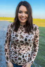Christmas In Cowtown Mesh Top