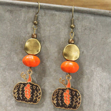 Meet Me In The Pumpkin Patch Drop Earrings