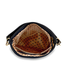 Black Ombre Rhinestone Design Hobo Crossbody